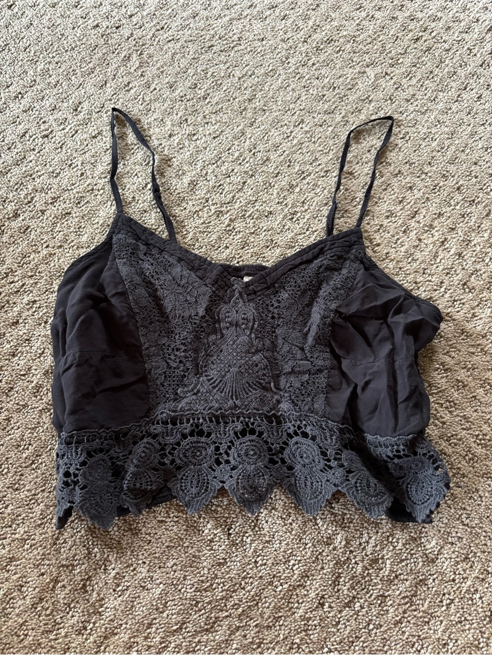 Xhilaration Women’s Crochet Crop Top